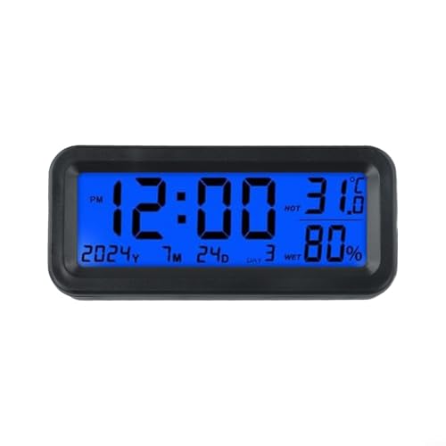 Solar Mini Digitaluhr mit Temperaturanzeige und Datumsfunktion für Auto Armaturenbrett Auto Innenraum Zubehör Luftfeuchtigkeit Monitor Solar Mini Digitaluhr mit Temperaturanzeige und Datumsfunktion für Auto Armaturenbrett Auto Innenraum Zubehör Luftfeuchtigkeit Monitor von SiSinkal