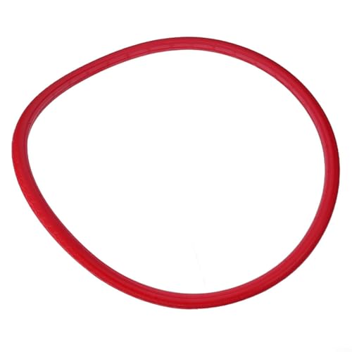 Solide Reifenlösung für Fahrräder mit starrem Gang 24 x 1 3/8 und zuverlässig (rot) von SiSinkal