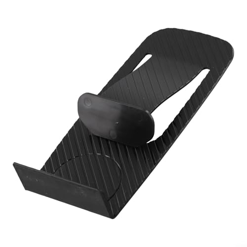Starker Türstopper Halter Effektiver Keil für Türbewegung auf verschiedenen Bodenoberflächen (Schwarz) von SiSinkal