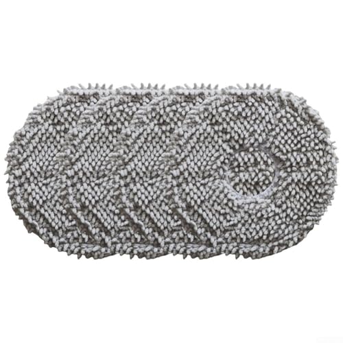 Staubsauger-Mopp-Tuch Ersatz für Eureka J15 Pro und für Ultra-Modelle, Mikrofasertuch für Bodenreinigung, erhältlich in mehreren Packungsgrößen 4 oder 10 (4 Stück, Grau) von SiSinkal