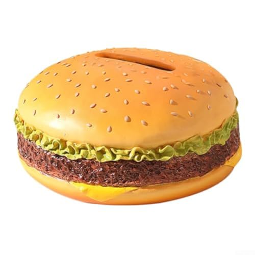 Taschentuchbox aus Kunstharz mit Hamburger-Design für Papieraufbewahrung im Schlafzimmer, Bad, Auto und Büro von SiSinkal