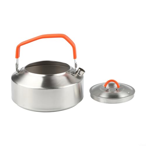 Tragbarer Teekessel aus Aluminium, 1 l, ideal für Outdoor-Abenteuer wie Wandern, Camping und Picknicks Tragbarer Teekessel aus Aluminium, 1 l, ideal für Outdoor-Abenteuer wie Wandern, Camping und Picknicks von SiSinkal