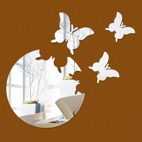 Verwandeln Sie Ihre Wände mit Acryl-Schmetterling-Spiegelaufklebern für einzigartigen Stil von SiSinkal