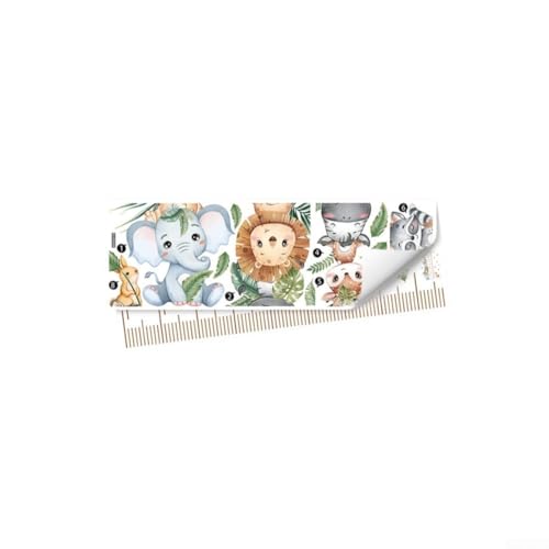 Wandtattoo für Kinder, Motiv: niedliche Tiere, PVC für Spaß und interaktive Verfolgung (MS9262) von SiSinkal