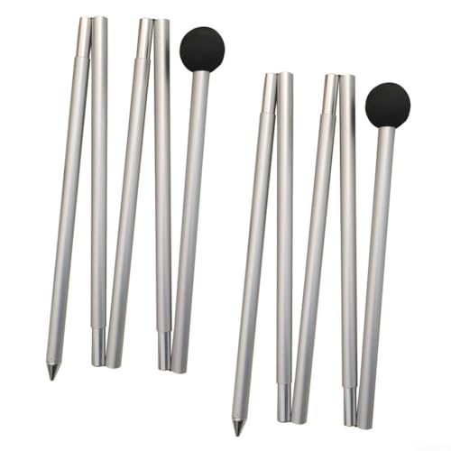 Zeltstangen aus Aluminiumlegierung mit EVA-Schaumball, 2-teiliges Set für den Außenbereich und einfachen Transport (2 m) von SiSinkal