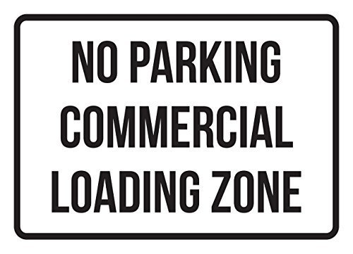 Blechschild "No Parking Commercial Loading Zone", Wanddekoration, 20,3 x 30,5 cm SiYooca Blechschild "No Parking Commercial Loading Zone", Wanddekoration, 20,3 x 30,5 cm SiYooca von SiYooca