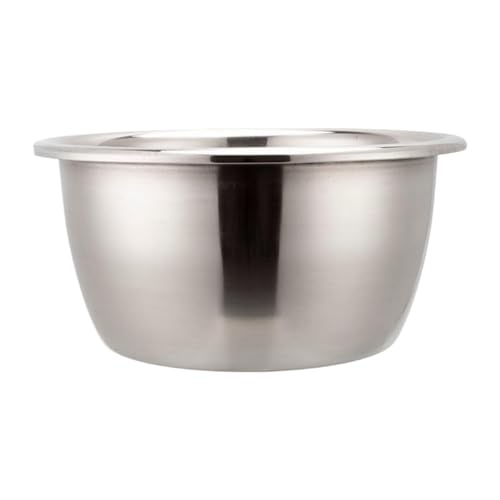 SiaBiced Edelstahl Becken Breader Schüssel Mischen Schüssel Gericht Wanne für Obst Gemüse Getreide, 45CM von SiaBiced