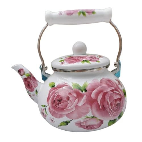 SiaBiced Emaille-Teekessel, Eleganter Wasserkocher für, Stil D SiaBiced Emaille-Teekessel, Eleganter Wasserkocher für, Stil D von SiaBiced