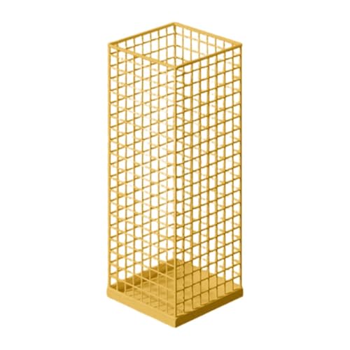 SiaBiced Freistehender Organizer für Regenschirme, ideal für Eingangsbereiche, Gold von SiaBiced