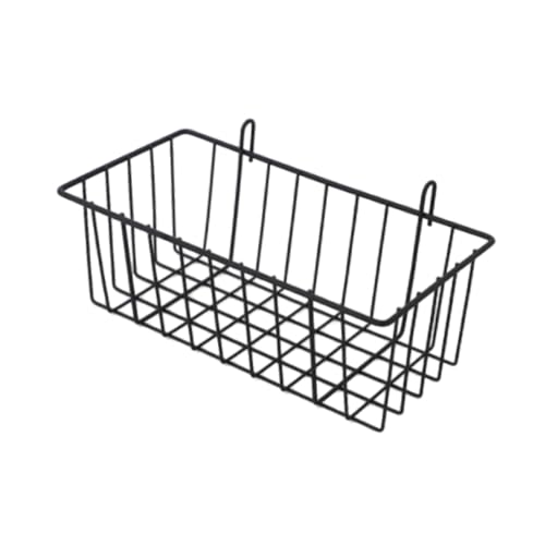 SiaBiced Hängender Aufbewahrungskorb Aus Metalldraht, Hängender Wandkorb Aus Eisen, Multifunktionaler Wandaufbewahrungs Und Präsentationskorb für Die Büroküch, S SiaBiced Hängender Aufbewahrungskorb Aus Metalldraht, Hängender Wandkorb Aus Eisen, Multifunktionaler Wandaufbewahrungs Und Präsentationskorb für Die Büroküch, S von SiaBiced