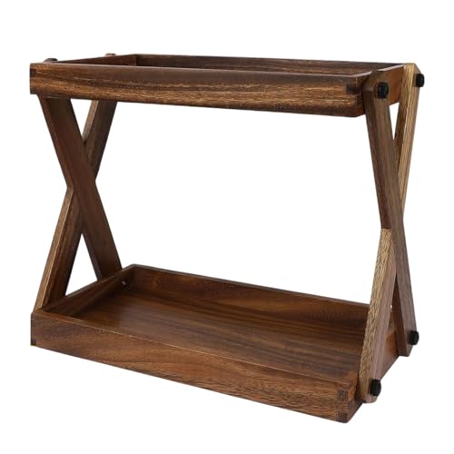 SiaBiced Holz Arbeitsplattenregal, Kaffeestation, Organizer für Wohnzimmer, Bürotisch SiaBiced Holz Arbeitsplattenregal, Kaffeestation, Organizer für Wohnzimmer, Bürotisch von SiaBiced