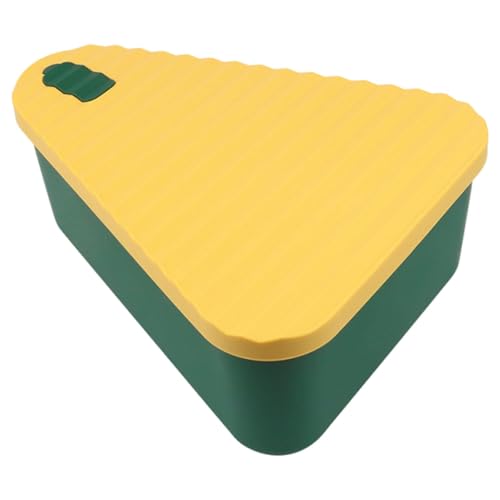 SiaBiced Pizza Aufbewahrungsbox Vorratsdose Luftdichter Lebensmittelcontainer mit Silikonversiegeltem Verschluss Und Einfacher Reinigung Dreieckige BO, L Yellow Green SiaBiced Pizza Aufbewahrungsbox Vorratsdose Luftdichter Lebensmittelcontainer mit Silikonversiegeltem Verschluss Und Einfacher Reinigung Dreieckige BO, L Yellow Green von SiaBiced