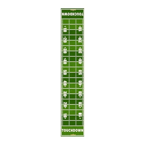 SiaBiced Tischläufer Als Tischdecke Tischabdeckung Und Tischdekoration Dekoratives Mittelstück Aus Leinen mit Fußballmotiv für Sportfeste Und, Style B von SiaBiced