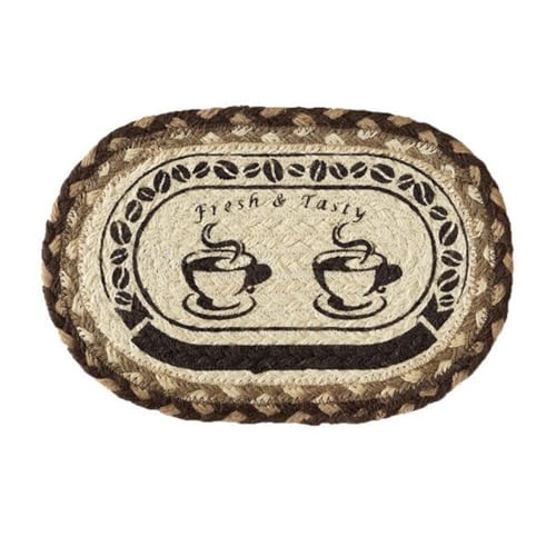 SiaBiced Tischset Geflochtenes Platzdeckchen Als Tischdeko Aus Hanfseil mit Muster Bedruckt Auch Als Getränkeuntersetzer für Innen Und Außenbereich, S SiaBiced Tischset Geflochtenes Platzdeckchen Als Tischdeko Aus Hanfseil mit Muster Bedruckt Auch Als Getränkeuntersetzer für Innen Und Außenbereich, S von SiaBiced