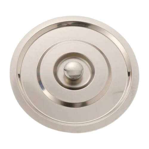 SiaBiced Topfdeckel Runder Deckel Universeller Deckel Garhaube Pflegeleichte Edelstahlabdeckung mit Komfortablem Griffdesign für Familienküchen Und Buffets, 9inch SiaBiced Topfdeckel Runder Deckel Universeller Deckel Garhaube Pflegeleichte Edelstahlabdeckung mit Komfortablem Griffdesign für Familienküchen Und Buffets, 9inch von SiaBiced
