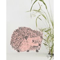 Igel Wandsticker Rosa von SianZeng