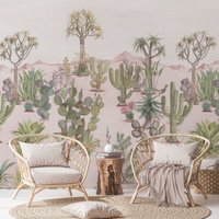 Wüsten Wandbild Wallpaper Rosa Sand von SianZeng