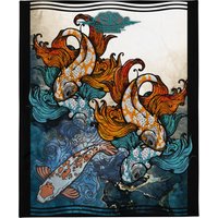 Koi Ink Design Fleecedecke Schwimmen Koi Sofa Wirft, Gemütliche Tv-Decke, Samtüberwurf Koi Ink Design Fleecedecke Schwimmen Koi Sofa Wirft, Gemütliche Tv-Decke, Samtüberwurf von SibBlingRivalry