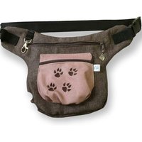 Gassitasche Wasserdicht Mélange Schwarz Beige Altrosa - Bauchtasche Für Hundehalter Leckerli Tasche Hund Hüfttasche Gassi Gassitasche Wasserdicht Mélange Schwarz Beige Altrosa - Bauchtasche Für Hundehalter Leckerli Tasche Hund Hüfttasche Gassi von SibasHundewelt