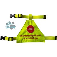 Warndecke Für Hunde Neongelb - „Therapiebegleithund in Ausbildung" Sichtbare Sicherheitsdecke Mit Warnaufdruck Warndecke Für Hunde Neongelb - „Therapiebegleithund in Ausbildung" Sichtbare Sicherheitsdecke Mit Warnaufdruck von SibasHundewelt