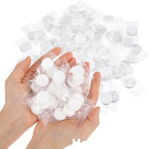 Sibba Komprimierte Handtücher 50x Einweghandtücher Tabletten für Reisen Papierhandtücher Gesichtstücher Servietten Camping Handtücher Waschlappen Körper Badetücher Expandiert Wasser Camping Outdoor von Sibba