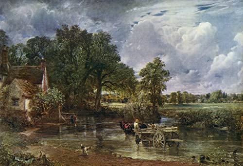 SibeG Modern Kunstdrucke Leinwandbild Gemälde Drucken Bekannt der Heuwagen von John Constable für Office Home Decor 60x90cm von SibeG