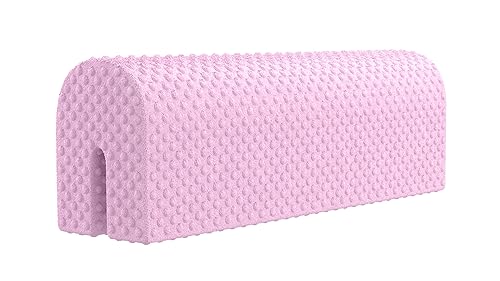 Bettkantenschutz Kinderbett 50 cm - Kantenschutz für Kinder Bett - Schutz für Bettrahmen - Schaumstoffschutz Protektor - Babybettgitter - Cloudlet-Schaumstoffbettschutz - Hellrosa von Siblo