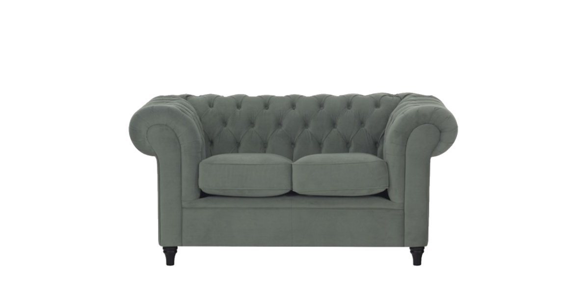 Siblo 2-Sitzer 2-Sitzer Steppsofa Linda 2 im Chesterfield-Stil - gestepptes Sofa - Zweisitzer-Sofa - elegantes Sofa - Sofas von Siblo