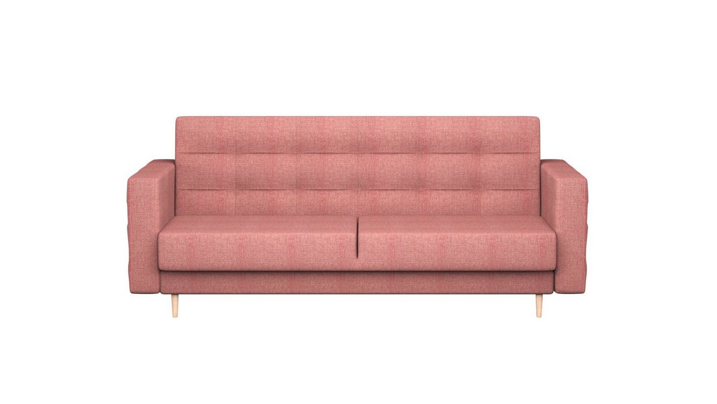 Siblo 2-Sitzer Modernes Zweisitzer Sofa Simone mit Schlaffunktion - Bettzeugbehälter - Zweisitziges Sofa von Siblo