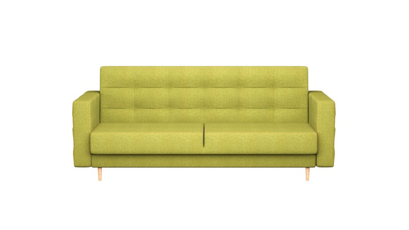 Siblo 2-Sitzer Modernes Zweisitzer Sofa Simone mit Schlaffunktion - Bettzeugbehälter - Zweisitziges Sofa von Siblo