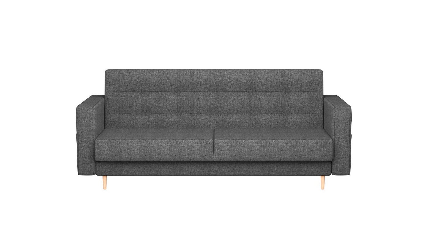 Siblo 2-Sitzer Modernes Zweisitzer Sofa Simone mit Schlaffunktion - Bettzeugbehälter - Zweisitziges Sofa von Siblo