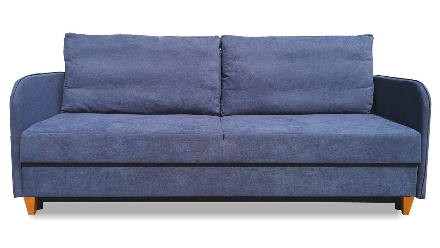 Siblo 3-Sitzer Ausziehbares Dreisitziges Sofa Pablo mit Schlaffunktion - Bettzeugbehälter - Dreisitzer-Sofa von Siblo