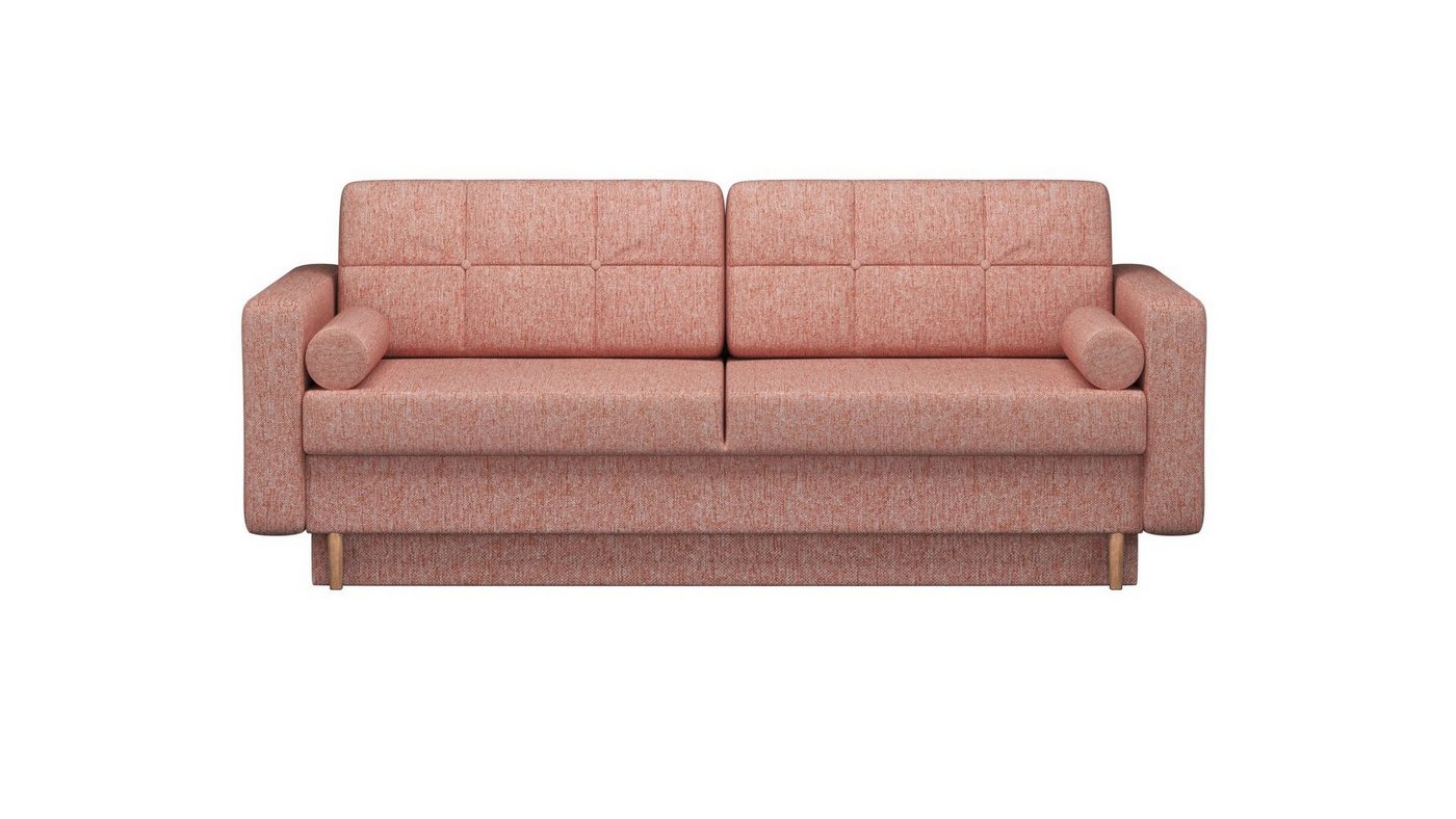 Siblo 3-Sitzer Dreisitzer Sofa Ben mit Schlaffunktion - Bettzeugbehälter - 3-Sitzer Sofa von Siblo