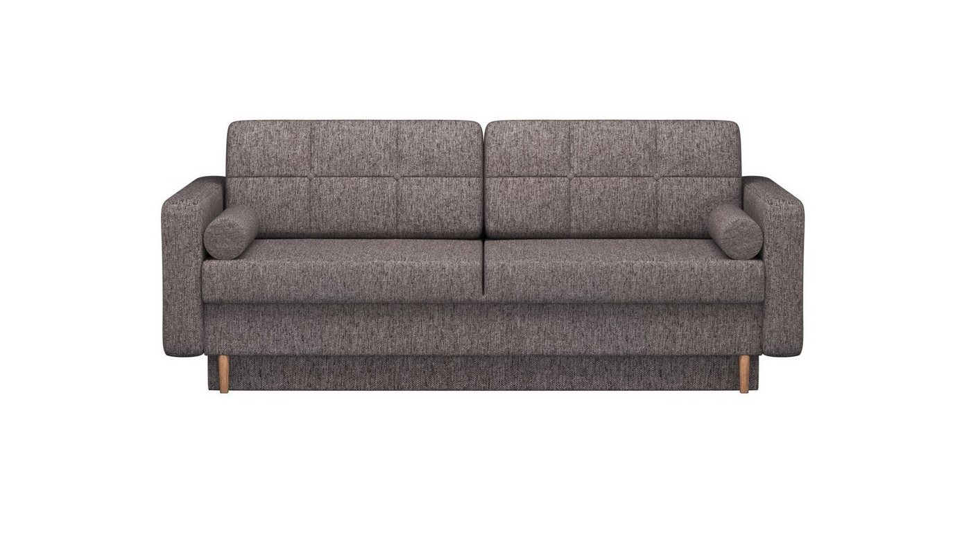 Siblo 3-Sitzer Dreisitzer Sofa Ben mit Schlaffunktion - Bettzeugbehälter - 3-Sitzer Sofa von Siblo