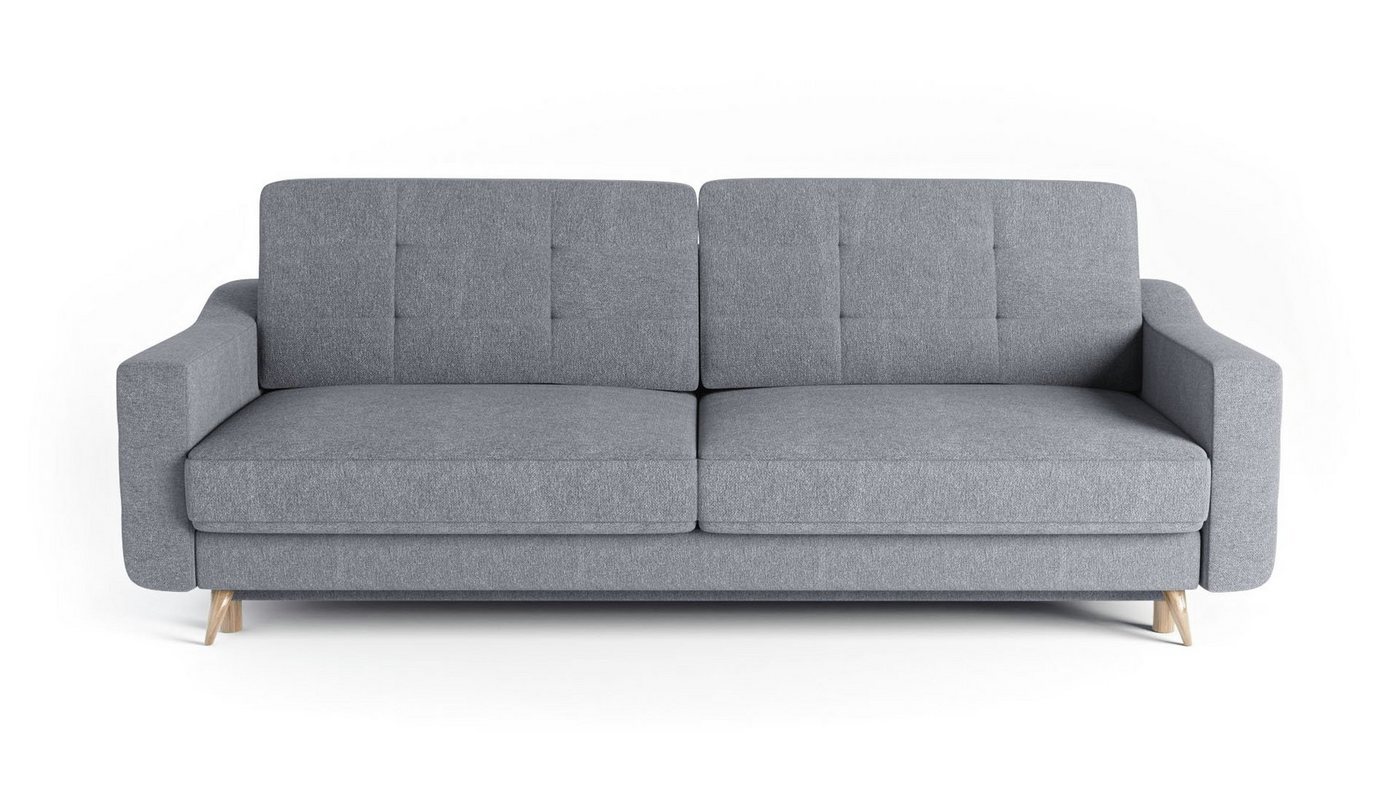 Siblo 3-Sitzer Dreisitzer-Sofa Toro mit Schlaffunktion - Bettzeugbehälter - Dreisitziges Sofa von Siblo