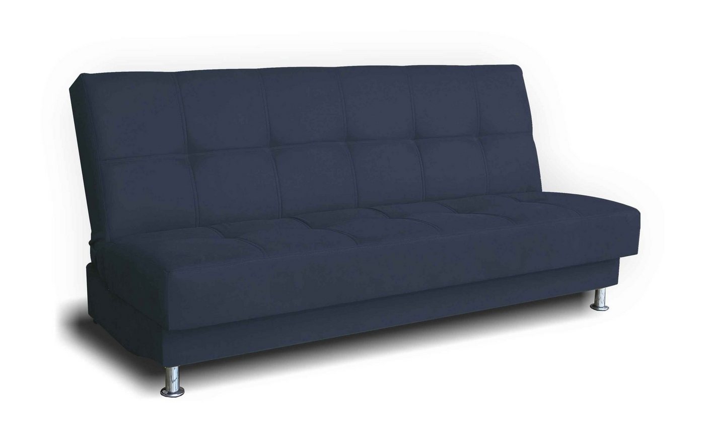 Siblo 3-Sitzer Dreisitzige Couch Rosalia mit Schlaffunktion, Bettzeugbehälter, Dreisitzer-Sofa von Siblo