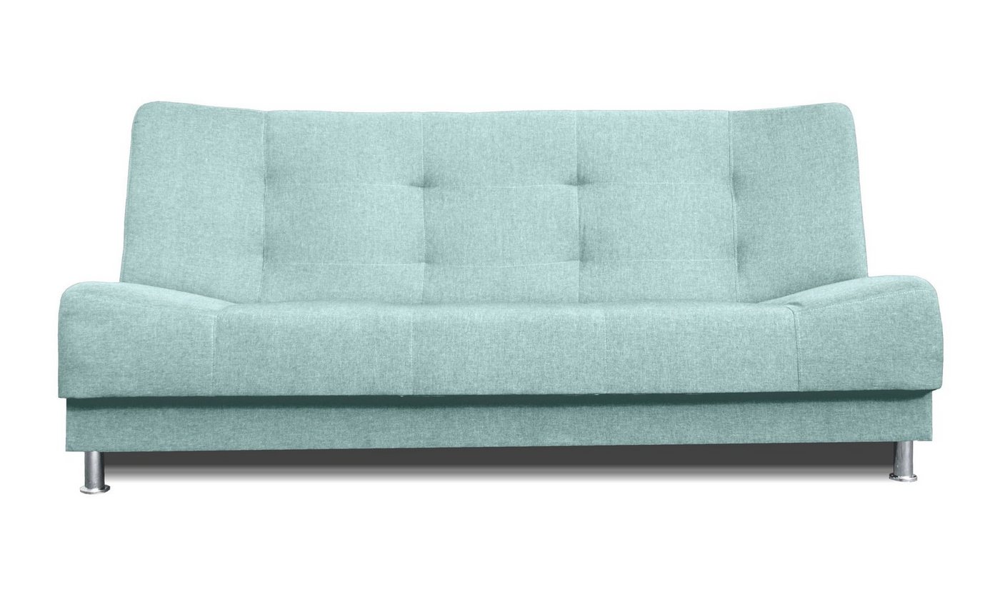 Siblo 3-Sitzer Dreisitzige Couch Vittoria mit Schlaffunktion, Bettzeugbehälter, Dreisitzer-Sofa von Siblo