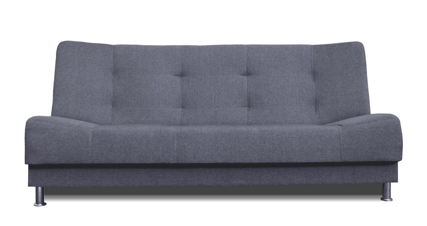 Siblo 3-Sitzer Dreisitzige Couch Vittoria mit Schlaffunktion, Bettzeugbehälter, Dreisitzer-Sofa von Siblo