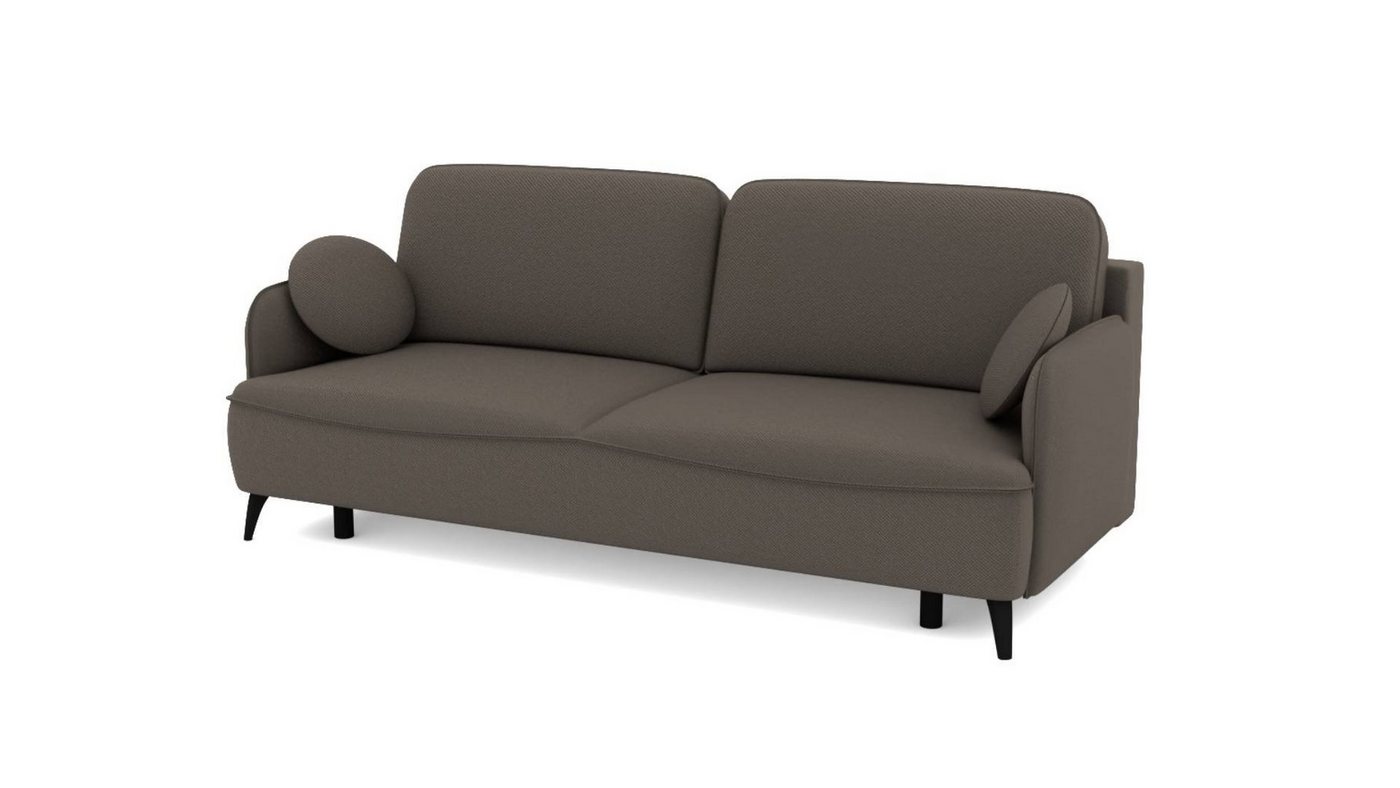 Siblo 3-Sitzer Judith, Modernes Sofa mit Bettkasten, Sofa mit Schlaffunktion von Siblo