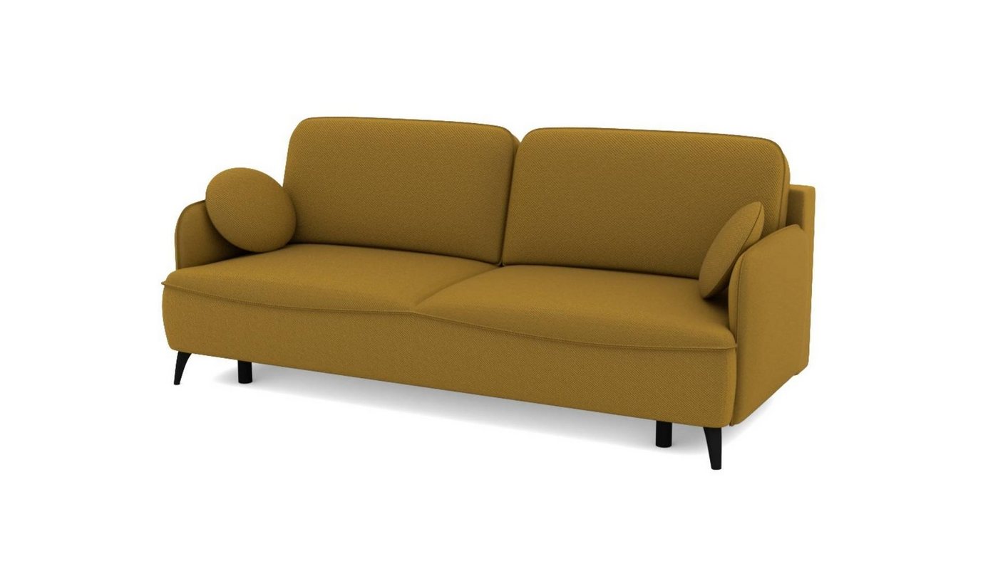 Siblo 3-Sitzer Judith, Modernes Sofa mit Bettkasten, Sofa mit Schlaffunktion von Siblo