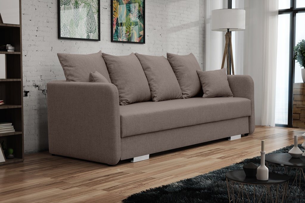 Siblo 3-Sitzer Klassisches Dreisitzer Sofa Silvana mit Schlaffunktion von Siblo