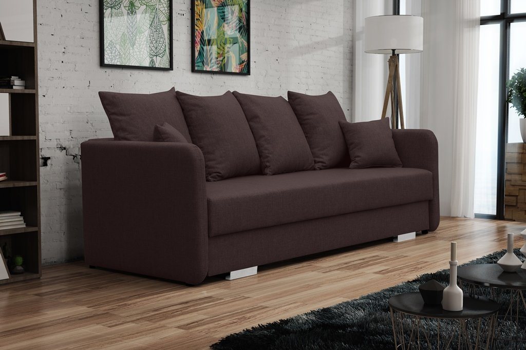 Siblo 3-Sitzer Klassisches Dreisitzer Sofa Silvana mit Schlaffunktion von Siblo