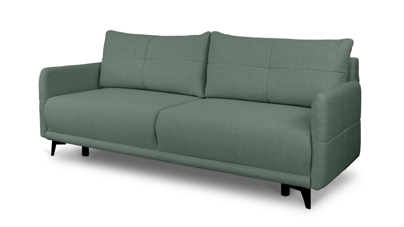 Siblo 3-Sitzer Liris, Modernes Sofa mit Bettkasten, Sofa mit Schlaffunktion von Siblo