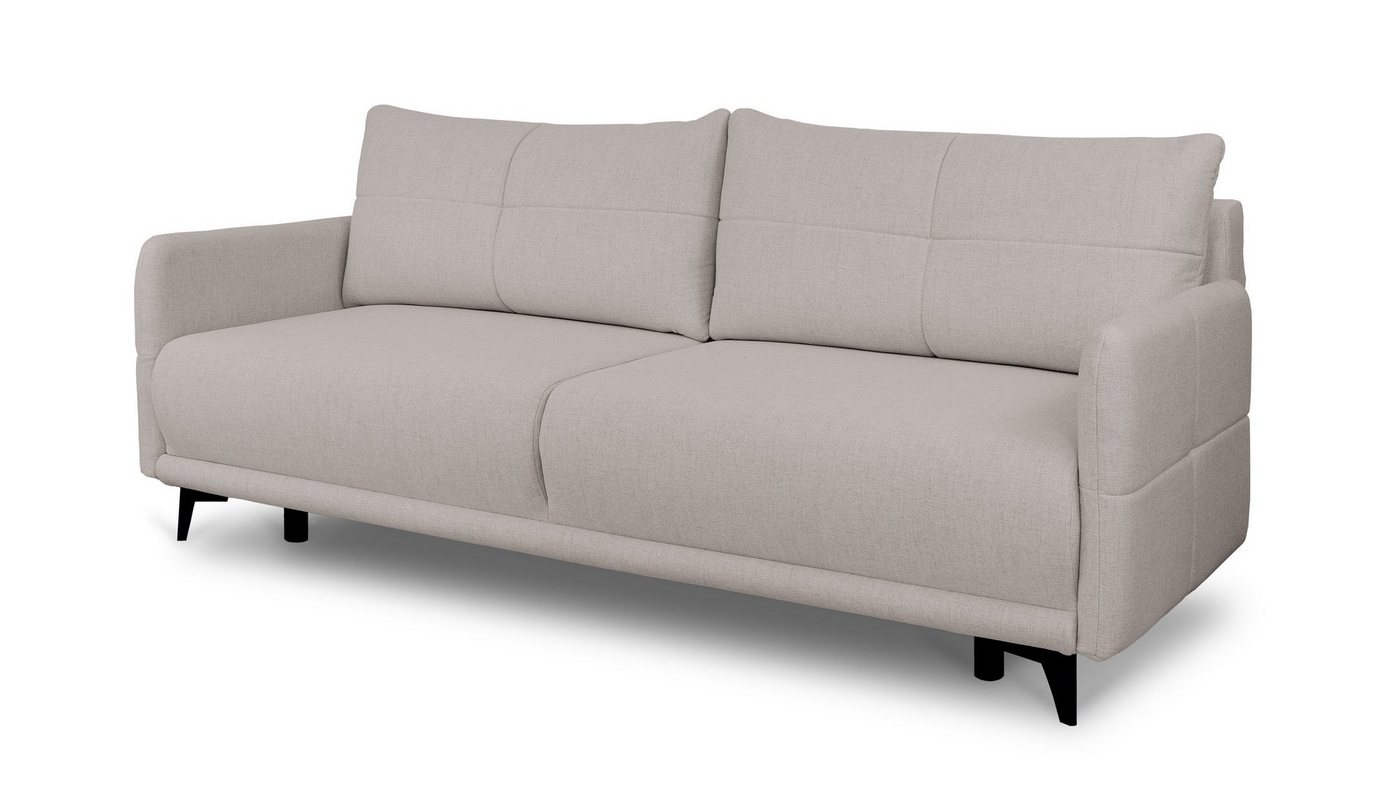 Siblo 3-Sitzer Liris, Modernes Sofa mit Bettkasten, Sofa mit Schlaffunktion von Siblo
