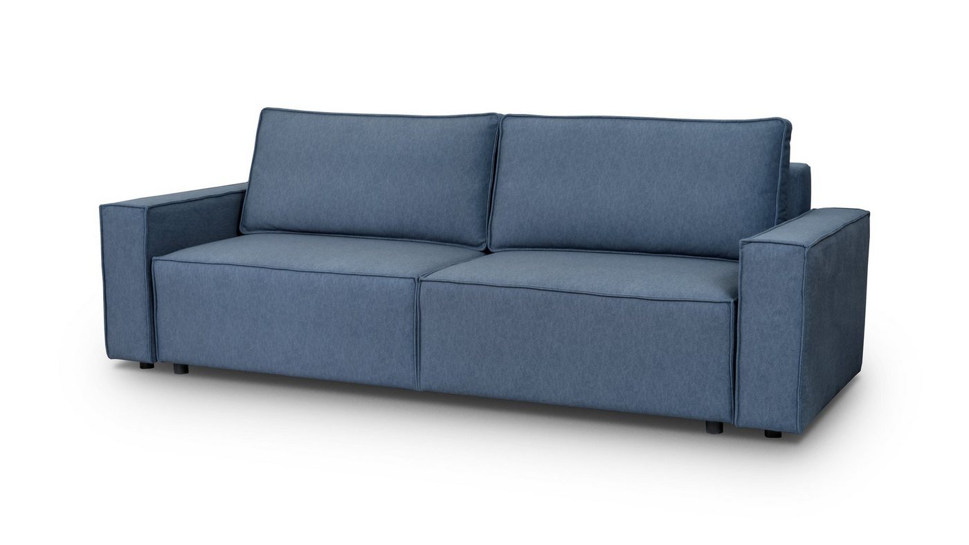 Siblo 3-Sitzer Minimalistisches Dreisitzer-Sofa Armando mit Schlaffunktion - Bettzeugbehälter - bequemes Sofa - modernes Sofa von Siblo