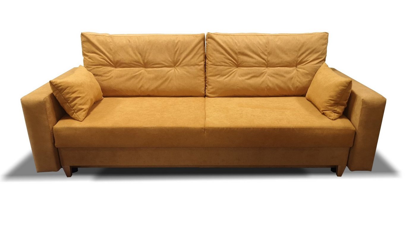 Siblo 3-Sitzer Moderne Dreisitzige Couch Gio mit Schlaffunktion - Bettzeugbehälter - Dreisitzer-Sofa von Siblo