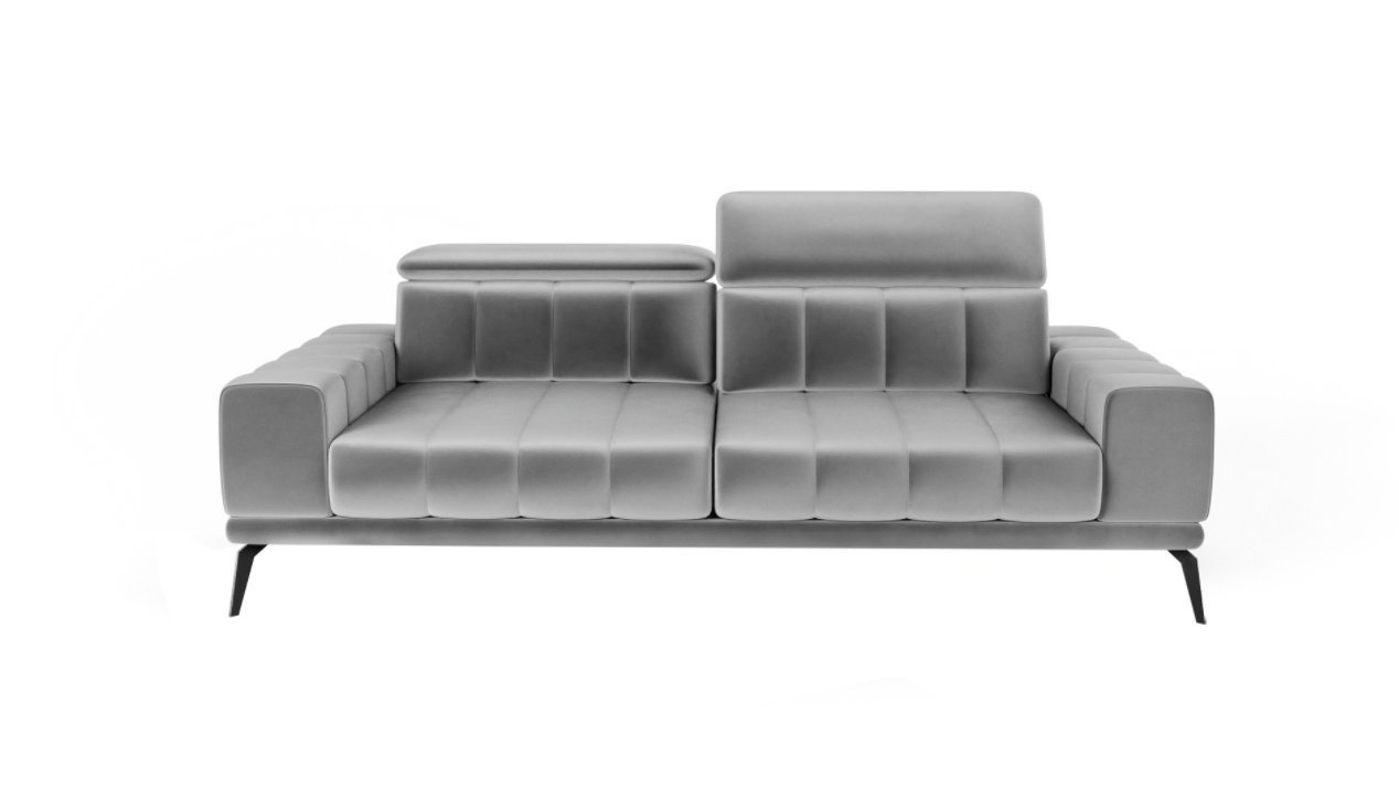 Siblo 3-Sitzer Modernes Dreisitzer Sofa Salvio 3 - 3-Sitzer Sofa - Metallfüße von Siblo