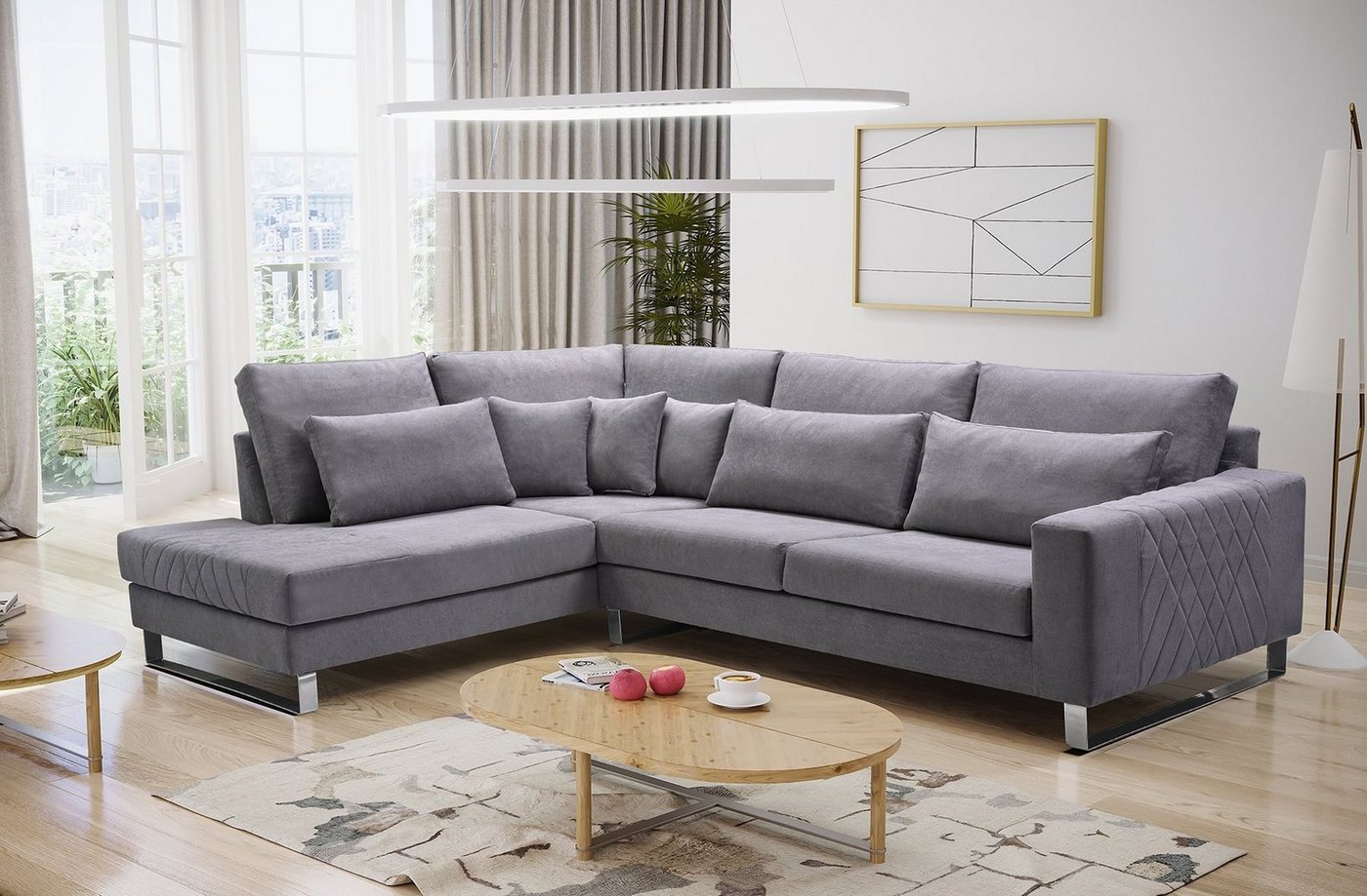 Siblo Ecksofa Ein geräumiges Ecksofa Savana im modernen Stil von Siblo