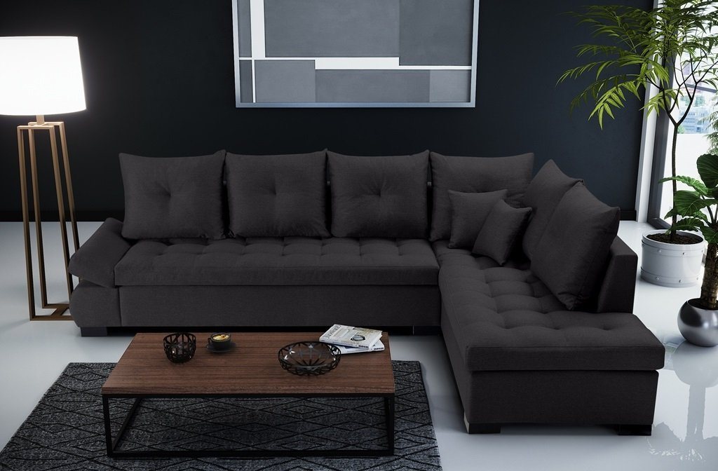 Siblo Ecksofa Geräumiges und elegantes Ecksofa Salvatore von Siblo