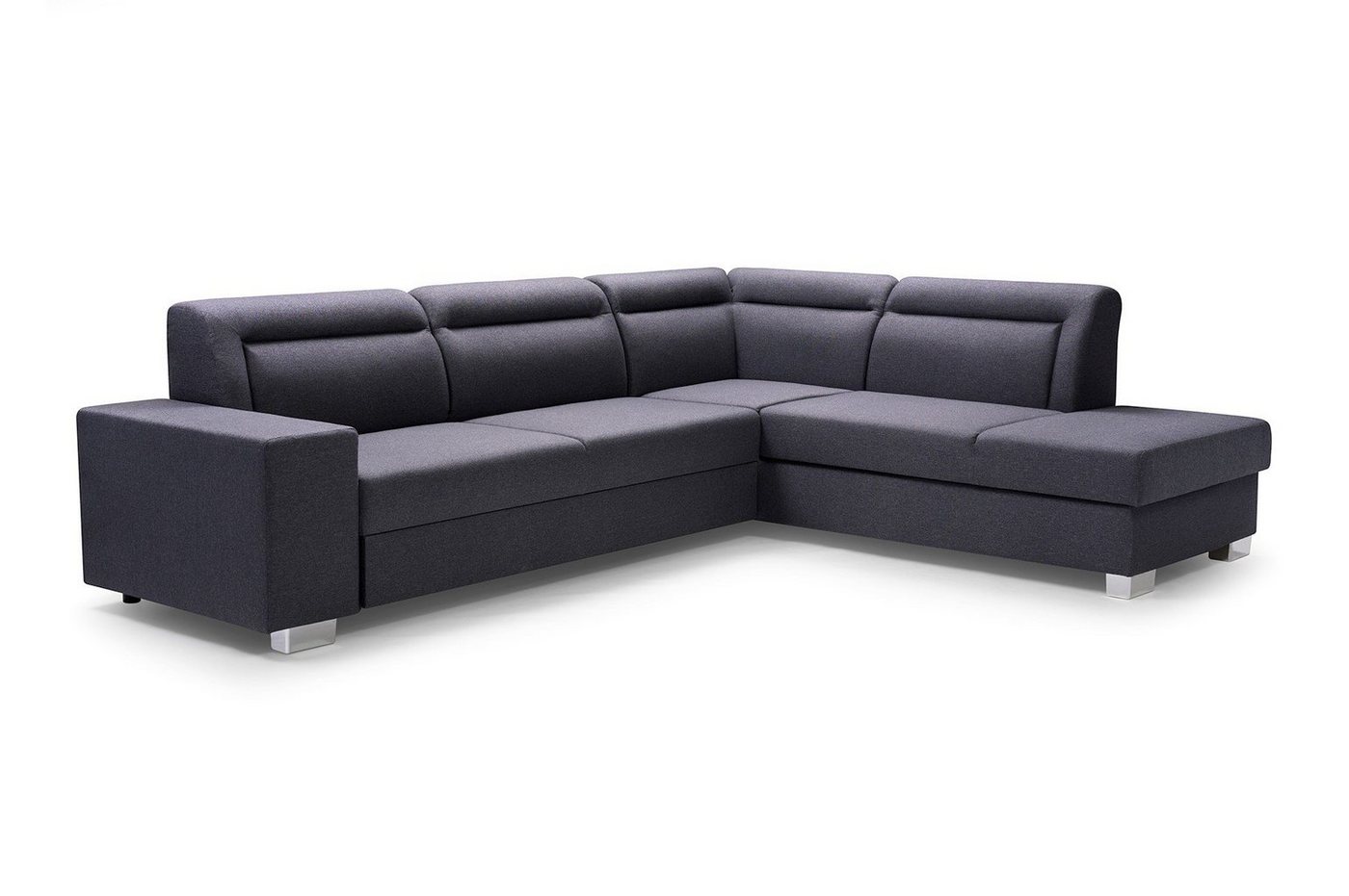 Siblo Ecksofa Großes, elegantes Ecksofa Tecla mit Schlaffunktion von Siblo